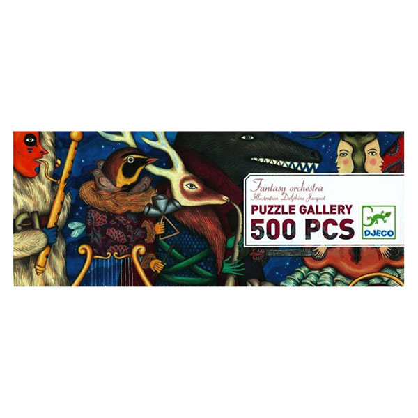 Djeco Puzzle Gallery Fantasy Orchestra 500 pezzi - L'Orso Dado
