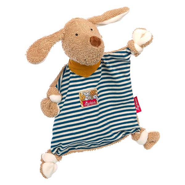 Sigikid Straccetto Doudou Cane a Righe Blu - L'Orso dado