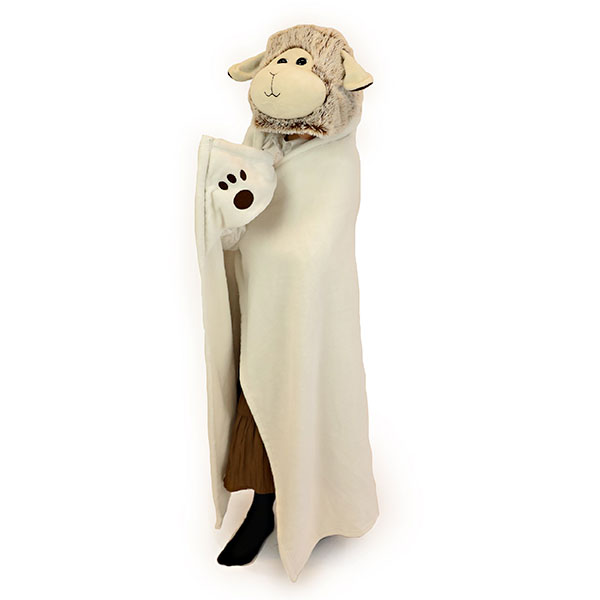 Noxxiez Coperta con Cappuccio Pecora - L'Orso Dado