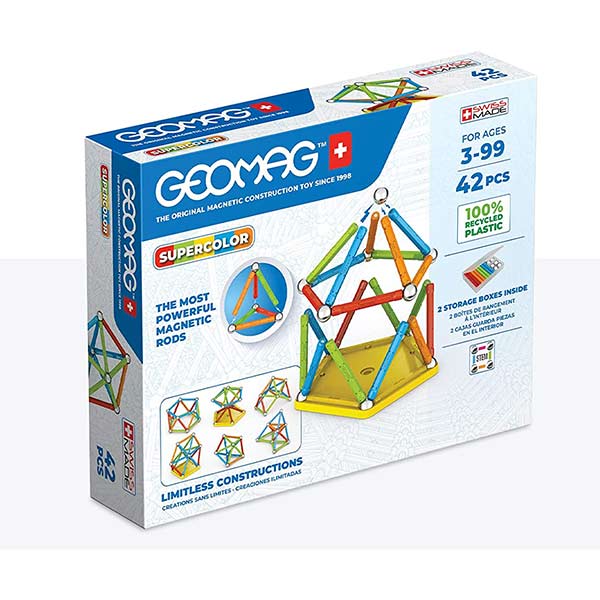 Geomag Supercolor Recycled 42 pcs - L'Orso Dado