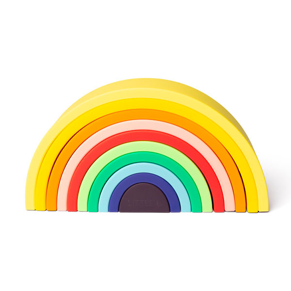 Little L Arcobaleno In Silicone Colori Vivaci - L'Orso Dado