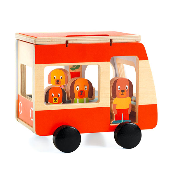 Djeco Mini Camper Di Legno - L'Orso Dado
