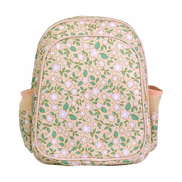 Zaino Grande con Tasca Termica Fiori Rosa - L'Orso Dado