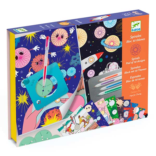 Djeco Dipingere Con Le Spirali Temi Vari - L'Orso Dado