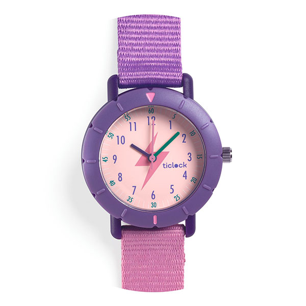 Orologio Al Quarzo Purple Flash Djeco - L'Orso Dado