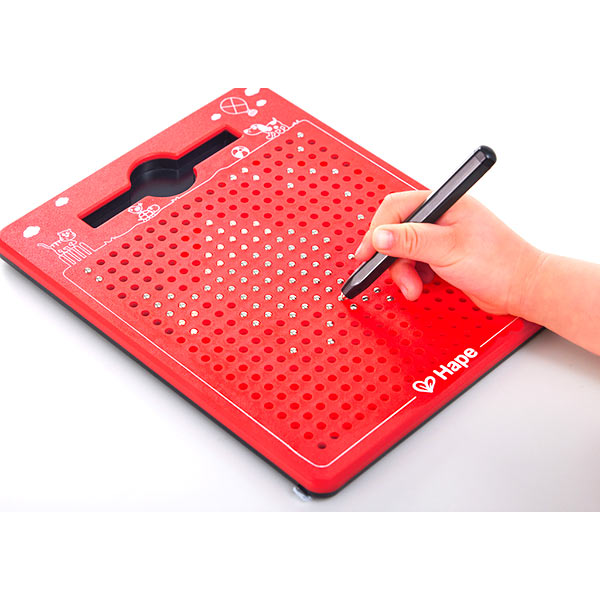 Lavagna Magica Rossa Piccola da Disegno Magnetico - L'Orso Dado