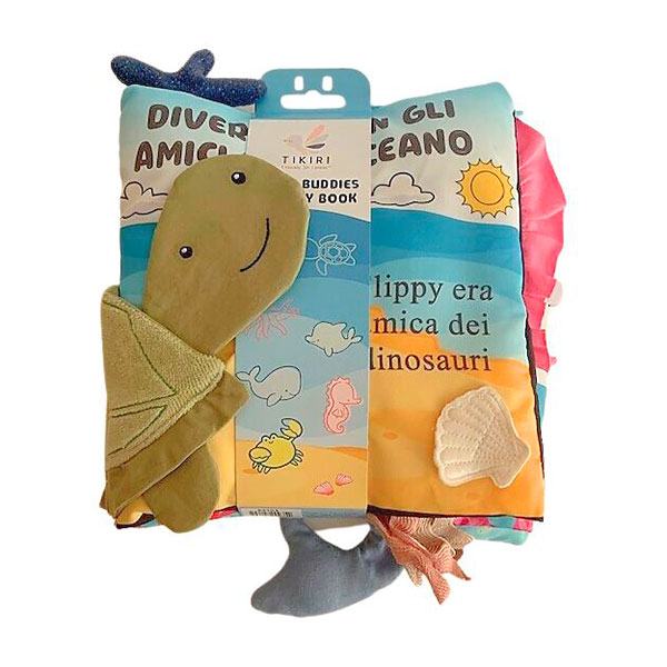 Tikiri Sonaglio 3 in 1 Pinguino - L'Orso Dado