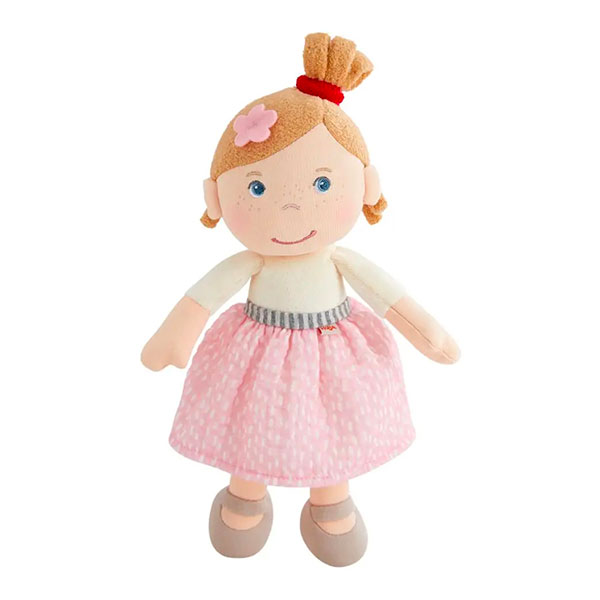 1785252822873.jpg Bambola HABA Lara, morbida bambola di pezza per bambini ideale per coccole, gioco creativo e prima infanzia.
