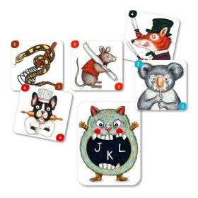 Gioco di Carte Djeco ABC Miam - L'Orso Dado
