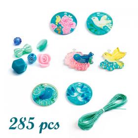 Djeco Perline Fantasia Uccellini e Fiori - L'Orso Dado
