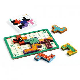 Djeco Gioco di Società Solitario Pentanimo - L'Orso Dado