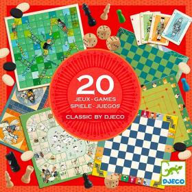 Djeco Giochi di società Classic Game 20 Giochi - L'Orso Dado