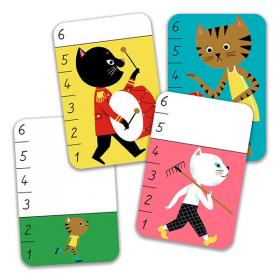 Gioco di Carte Djeco Bata Miaou - L'Orso Dado