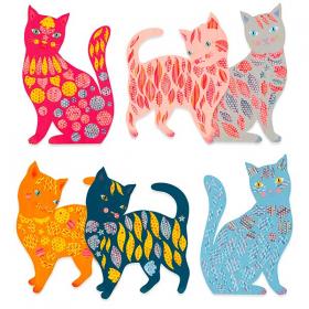 Djeco I Simpatici Gatti Di Elodie Con Adesivi - L'Orso Dado