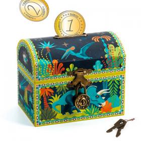 Salvadanaio Bauletto Dinosauri Djeco - L'Orso Dado