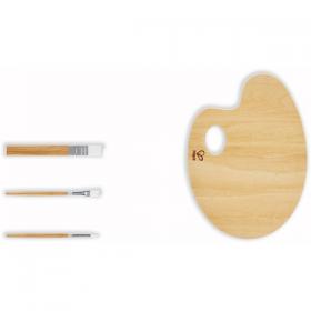 Hape Kit Pennelli E Tavolozza Artistica - L'Orso Dado