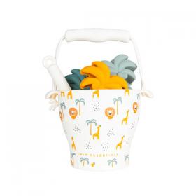 Set gioco spiaggia giungla Swim Essentials in silicone con secchiello e accessori per bambini