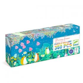 Puzzle Djeco Gallery da 350 pezzi in formato panoramico.
