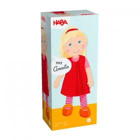 Giocattolo educativo HABA Annelie, bambola morbida per bambini e idea regalo per nascita e prima infanzia.