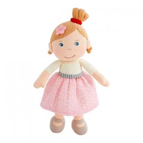 Bambola HABA Lara, morbida bambola di pezza per bambini ideale per coccole, gioco creativo e prima infanzia.