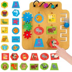 Forme tattili degli animali del gioco Montessori Headu Laboratorio Manine Attive