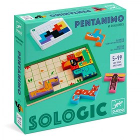 Djeco Gioco di Società Solitario Pentanimo - L'Orso Dado
